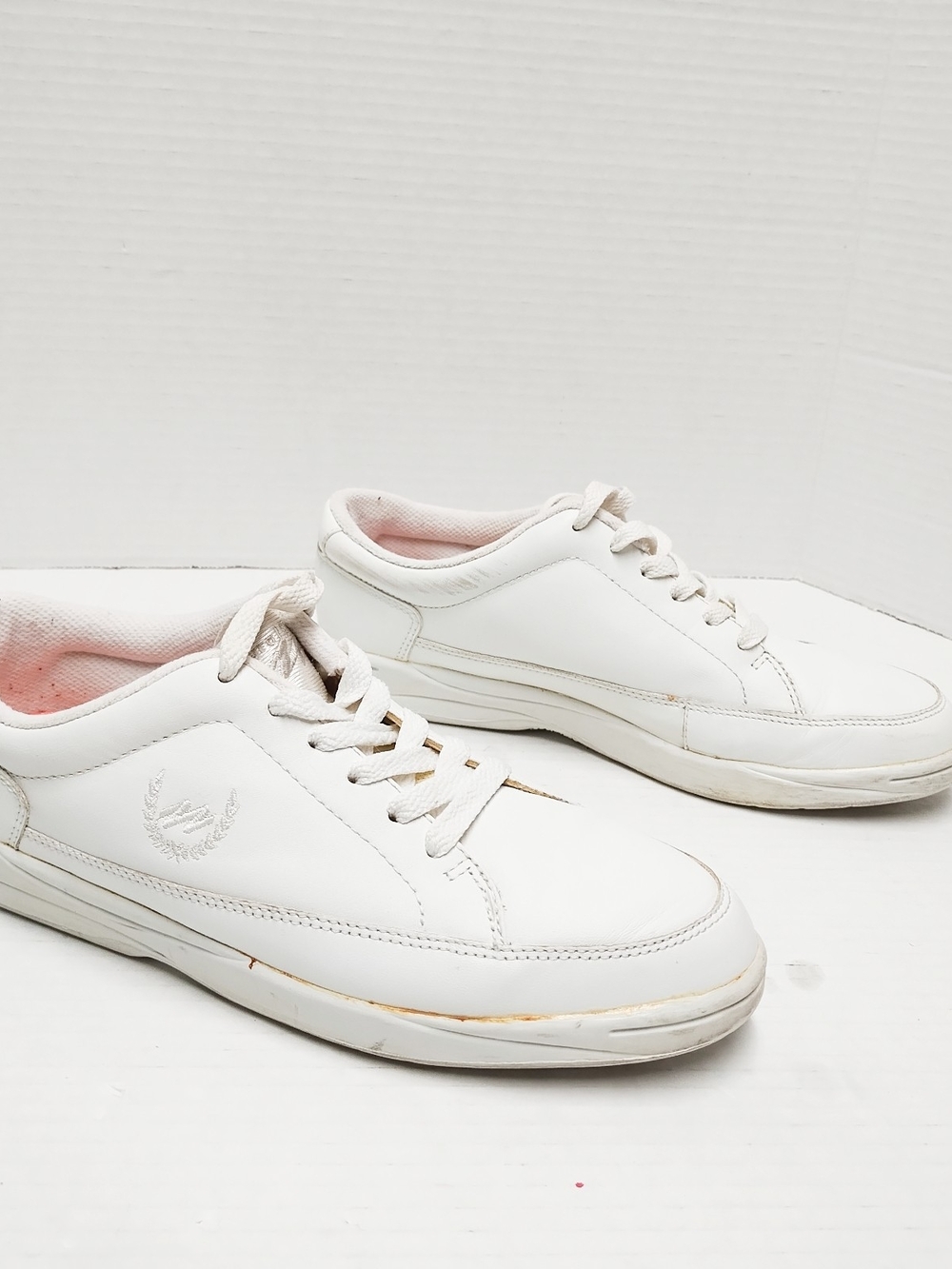 Women's White Athletic Lace-Up Sneakers